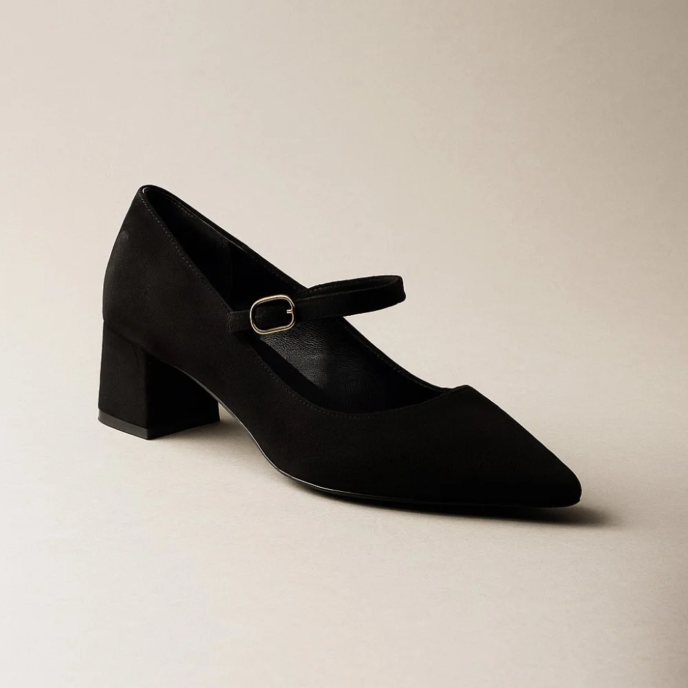 Класичні туфлі з ремінцем Rylko (Польща) модель 5971