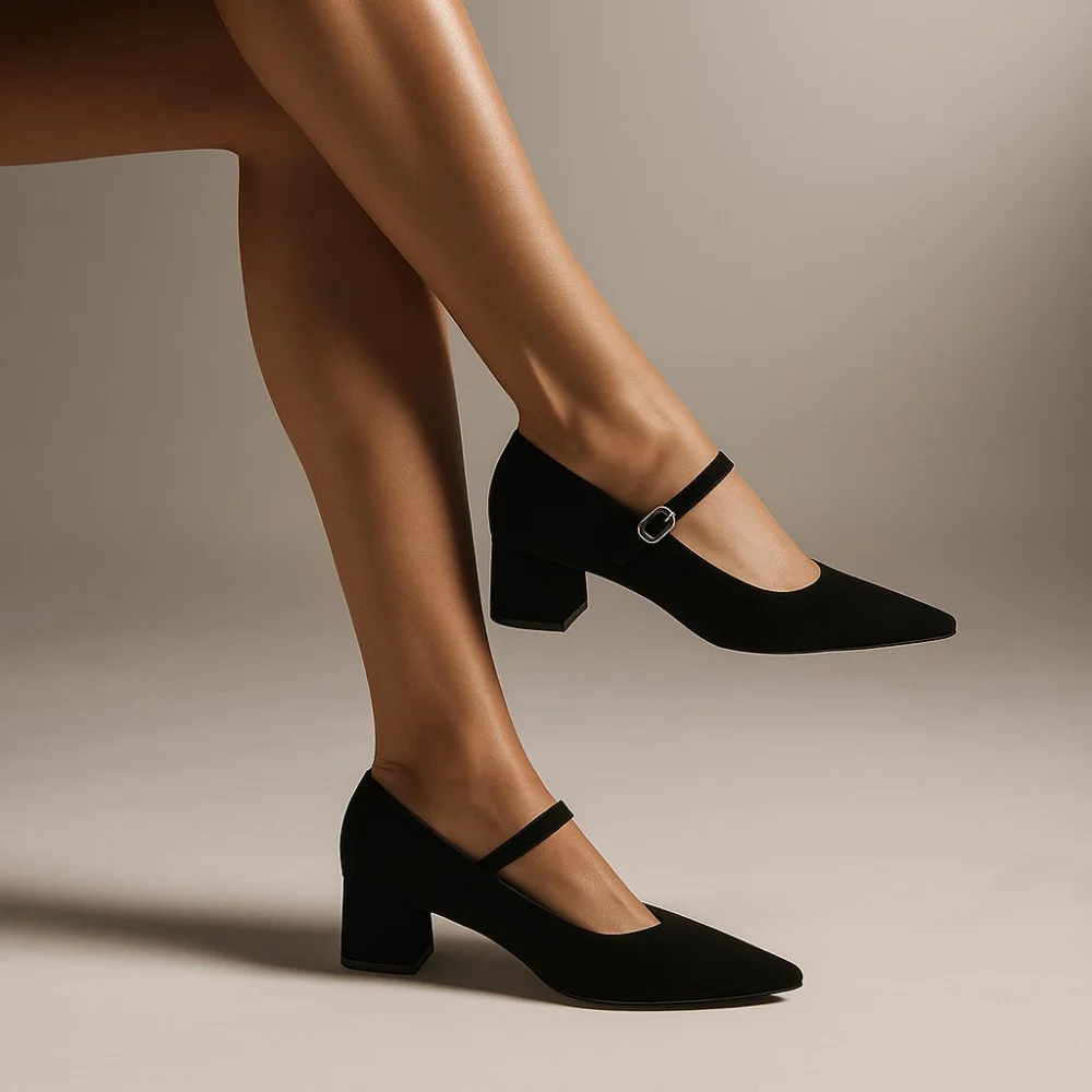 Класичні туфлі з ремінцем Rylko (Польща) модель 5971