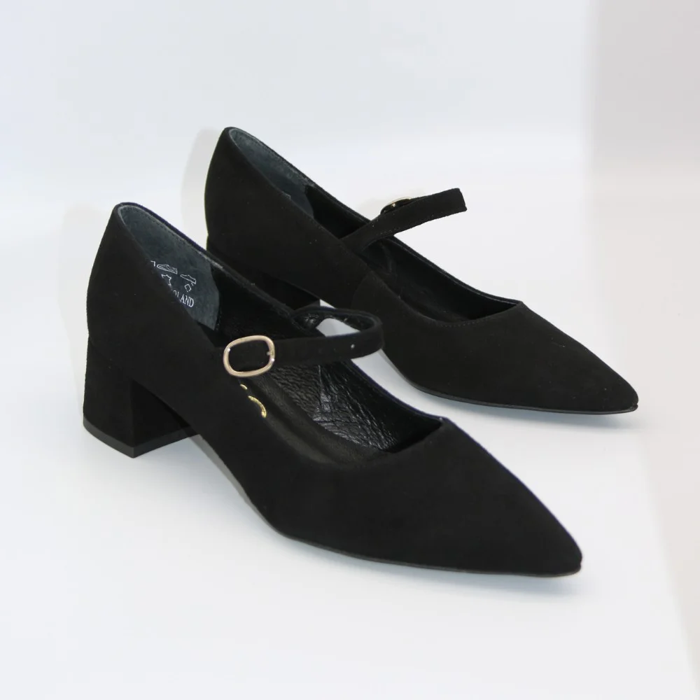 Класичні туфлі з ремінцем Rylko (Польща) модель 5971