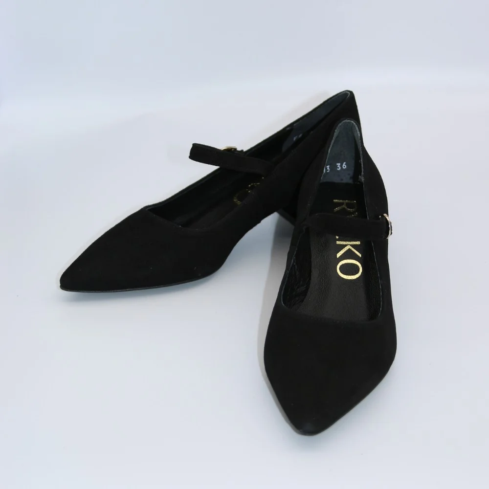 Класичні туфлі з ремінцем Rylko (Польща) модель 5971