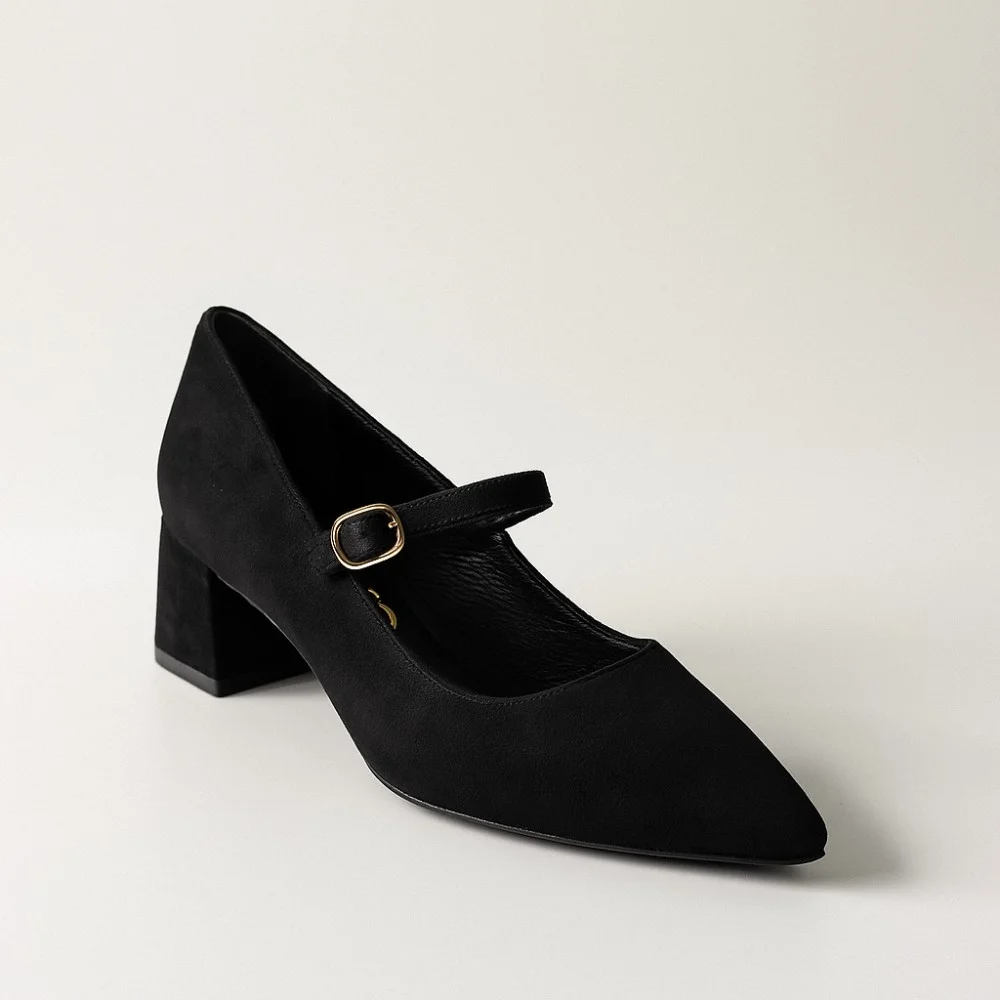 Класичні туфлі з ремінцем Rylko (Польща) модель 5971