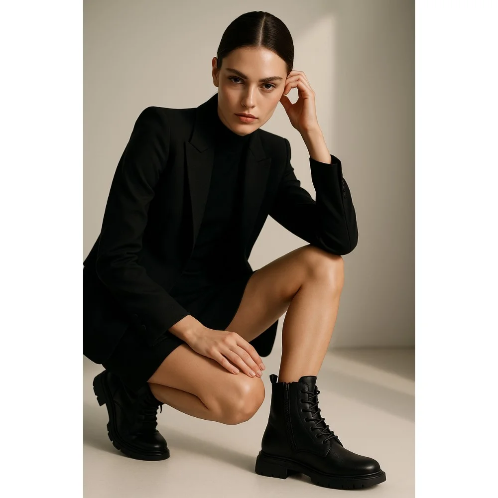 Women's boots Allsy Lonza Black model 5977