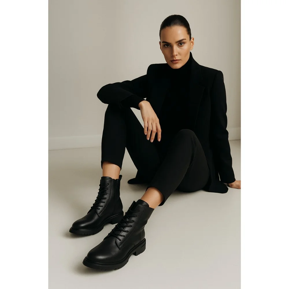 Women's boots Allsy Lonza Black model 5977