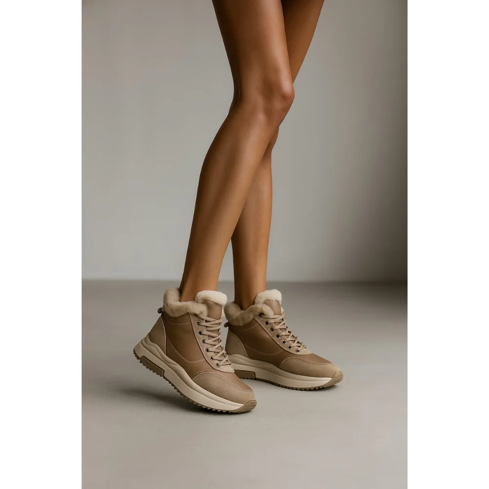 Жіночі зимові черевики Allsy Lonza 204151 Brown модель 5978