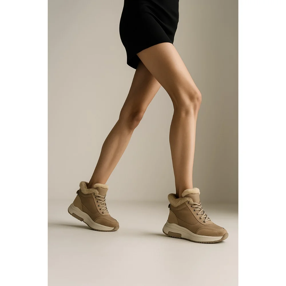 Жіночі зимові черевики Allsy Lonza 204151 Brown модель 5978