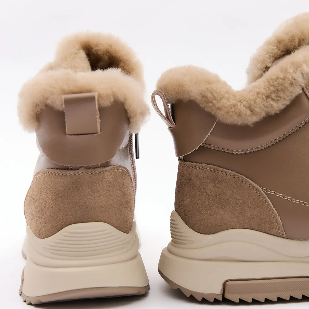 Жіночі зимові черевики Allsy Lonza 204151 Brown модель 5978