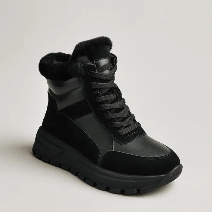 Жіночі зимові черевики Allsy Lonza 204146 Black модель 5979