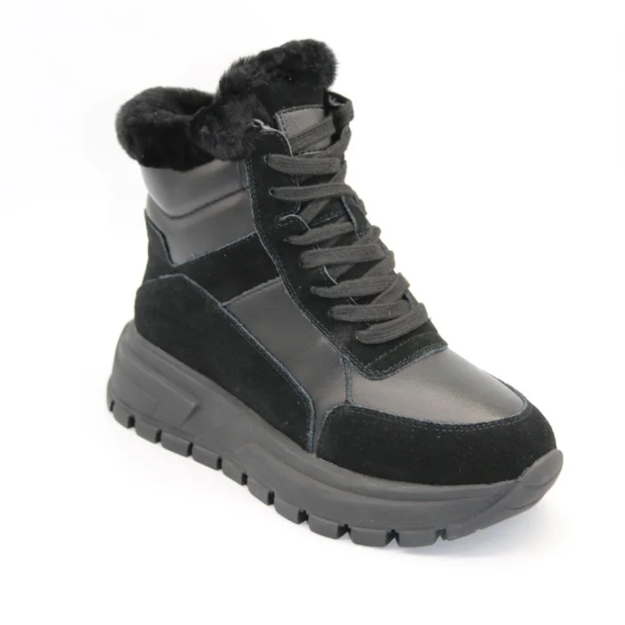Жіночі зимові черевики Allsy Lonza 204146 Black модель 5979