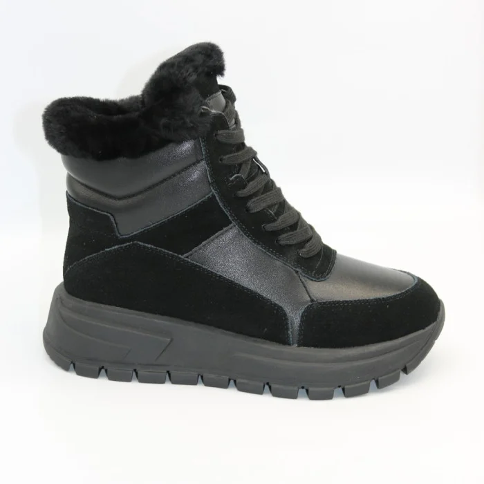 Жіночі зимові черевики Allsy Lonza 204146 Black модель 5979