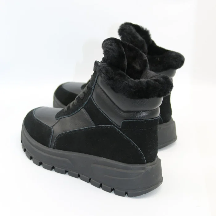 Жіночі зимові черевики Allsy Lonza 204146 Black модель 5979