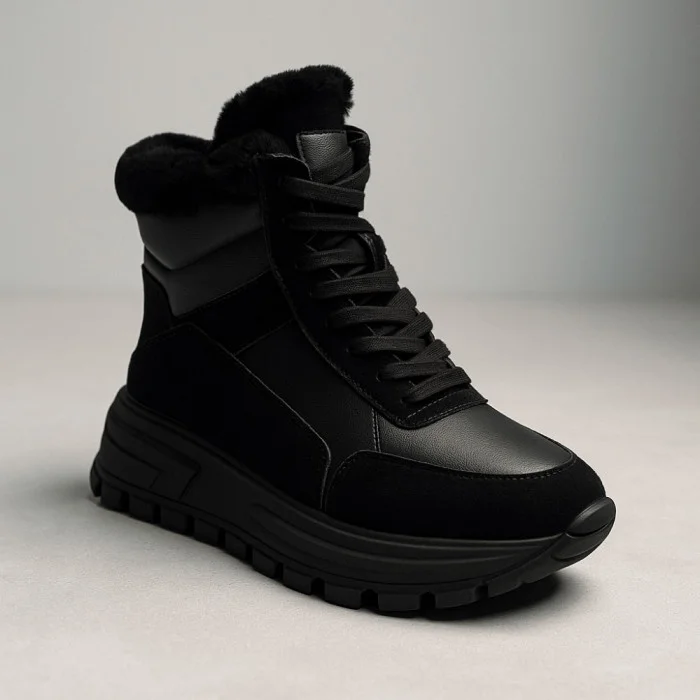 Жіночі зимові черевики Allsy Lonza 204146 Black модель 5979