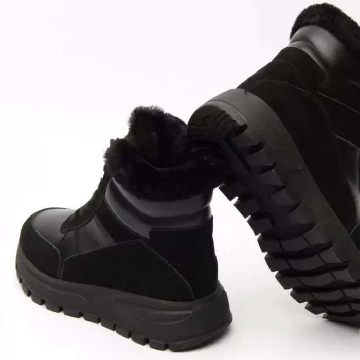 Жіночі зимові черевики Allsy Lonza 204146 Black модель 5979