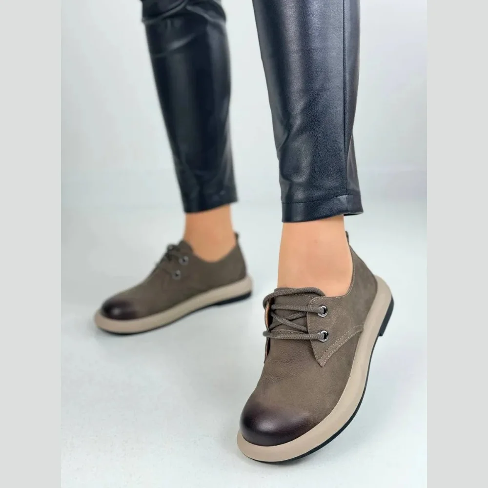 Women's Brown Shoes Allsy Lonza Grey 206130 Model 5982