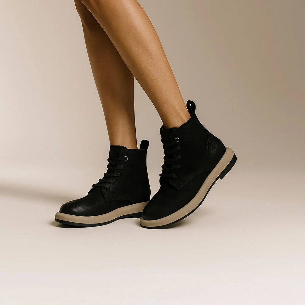 Жіночі демісезонні ботинки Allsy Lonza 204022 з натурального нубуку модель 5988