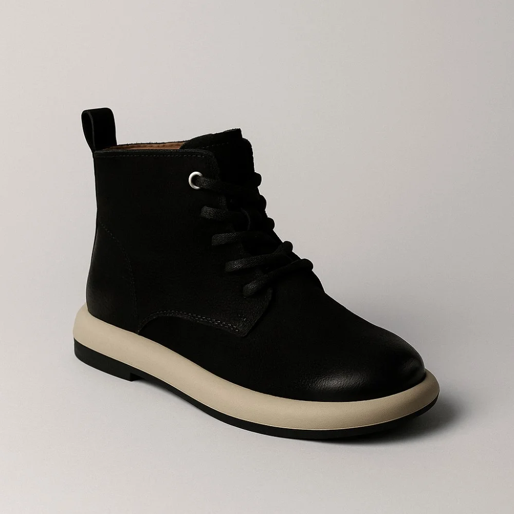 Жіночі демісезонні ботинки Allsy Lonza 204022 з натурального нубуку модель 5988