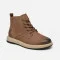 Women's brown comfortable boots Allsy Lonza 204027 25Z53R002-6 5989 made of genuine nubuck leather, brown