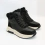 Жіночі зимові черевики Allsy Lonza 204152 Black із натуральної шкіри 5992
