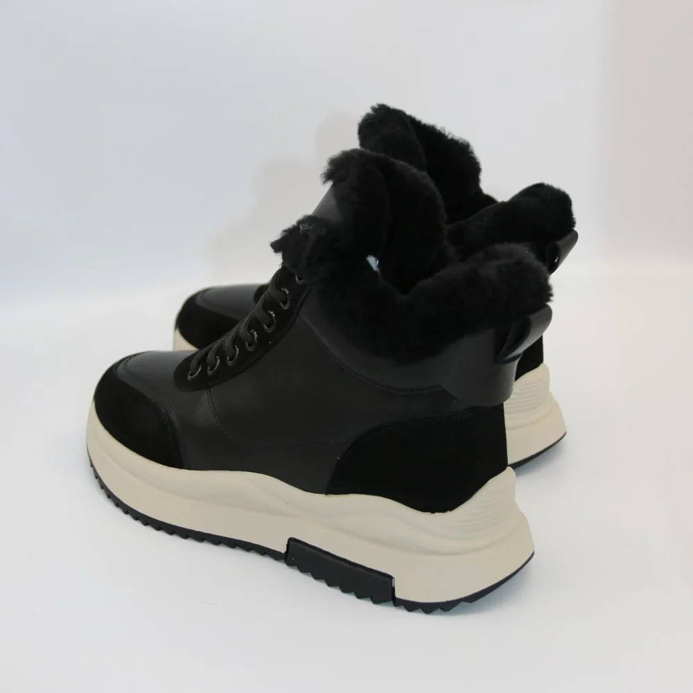 Жіночі зимові черевики Allsy Lonza 204152 Black із натуральної шкіри 5992