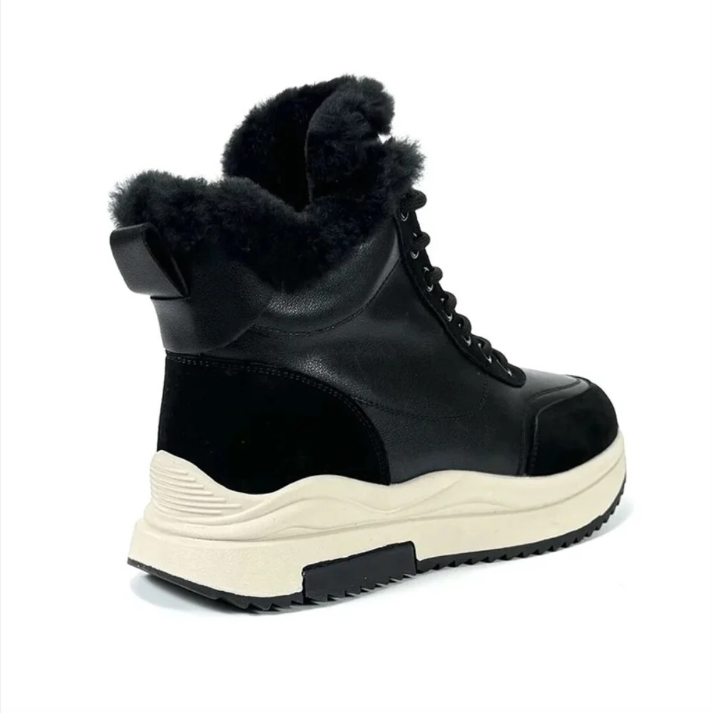 Жіночі зимові черевики Allsy Lonza 204152 Black із натуральної шкіри 5992