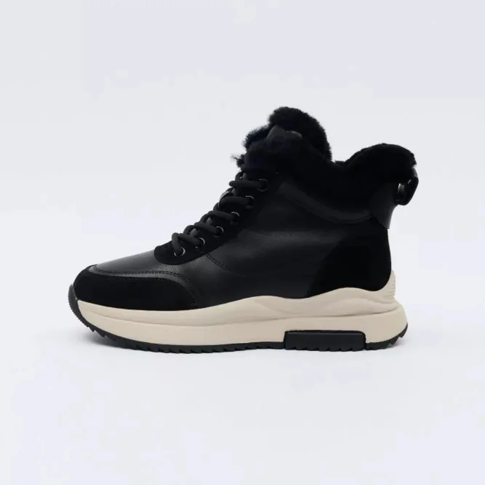 Жіночі зимові черевики Allsy Lonza 204152 Black із натуральної шкіри 5992