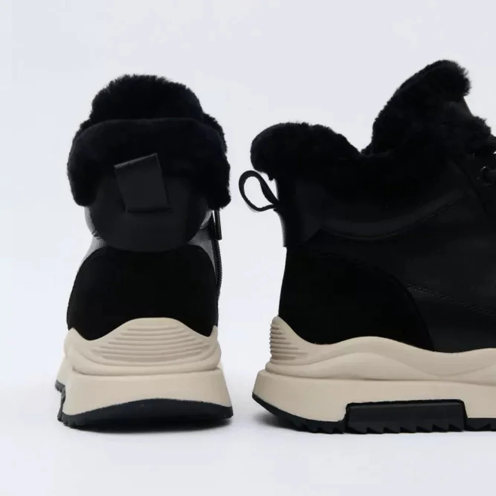 Жіночі зимові черевики Allsy Lonza 204152 Black із натуральної шкіри 5992