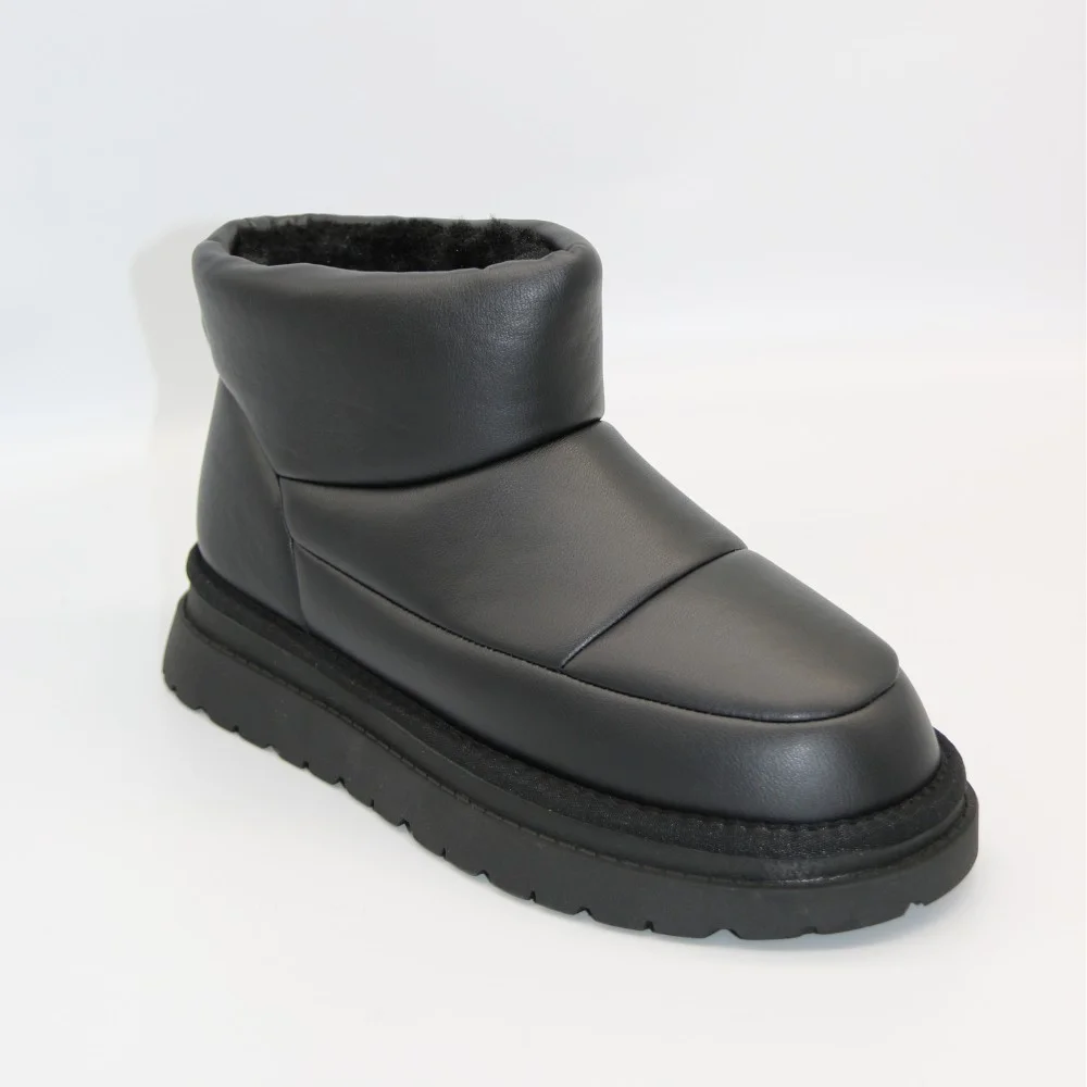 Жіночі зимові шкіряні дутики Allsy Lonza 201656 615-20-1 BLACK 5993