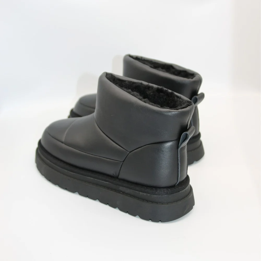 Жіночі зимові шкіряні дутики Allsy Lonza 201656 615-20-1 BLACK 5993