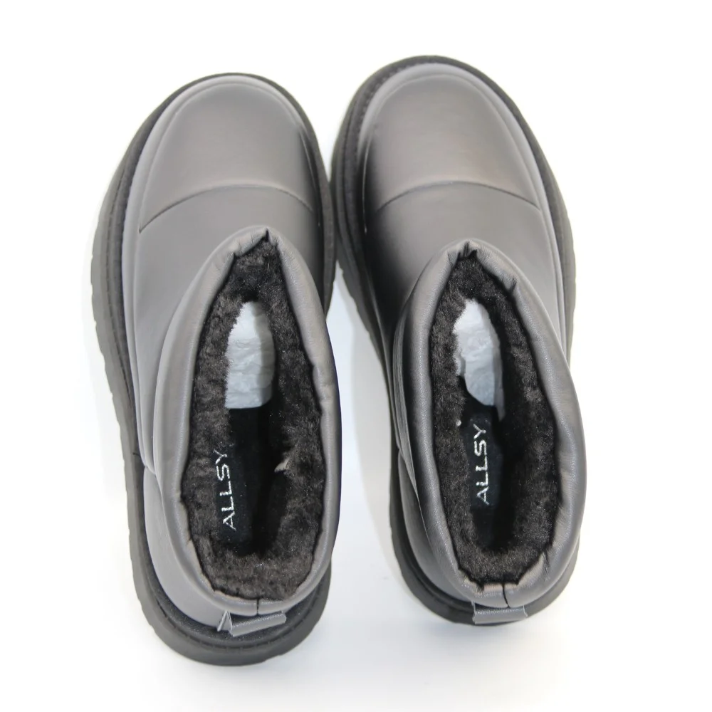 Жіночі зимові шкіряні дутики Allsy Lonza 201656 615-20-1 BLACK 5993