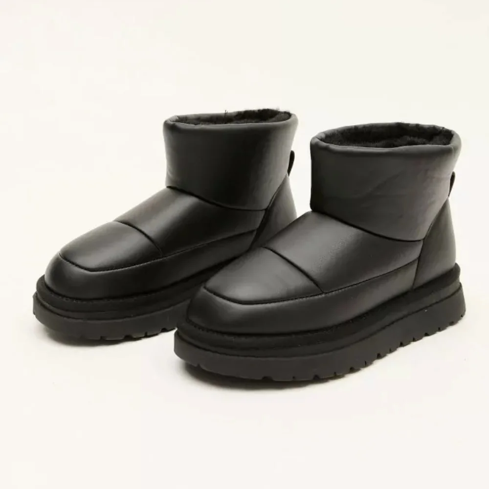 Жіночі зимові шкіряні дутики Allsy Lonza 201656 615-20-1 BLACK 5993