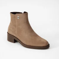 Women's demi-season boots Ryłko 3GVE8 M PZ5F 230 5997 made of genuine velour by the Polish brand