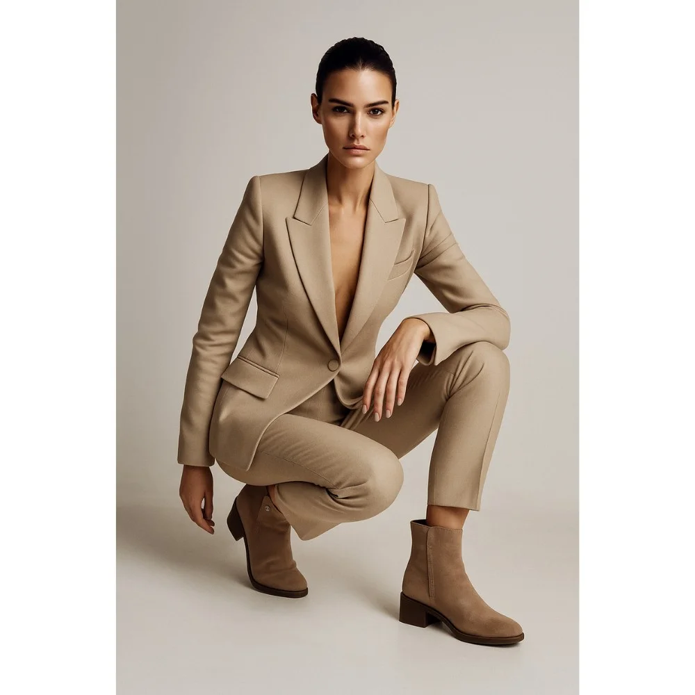 Жіночі демісезонні ботинки Ryłko Relax (Польща) 3GVE8 M PZ5F 230 5997 із натурального велюру