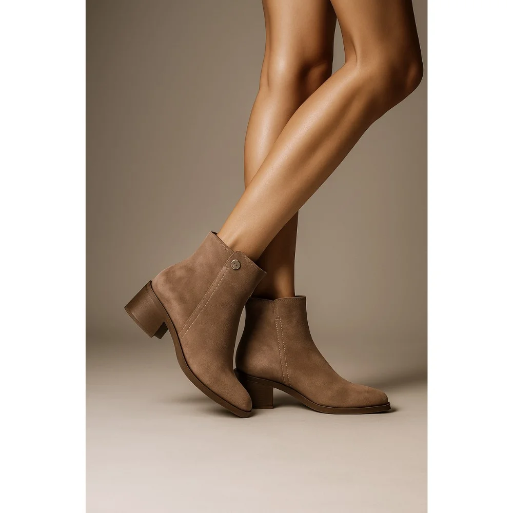 Жіночі демісезонні ботинки Ryłko Relax (Польща) 3GVE8 M PZ5F 230 5997 із натурального велюру