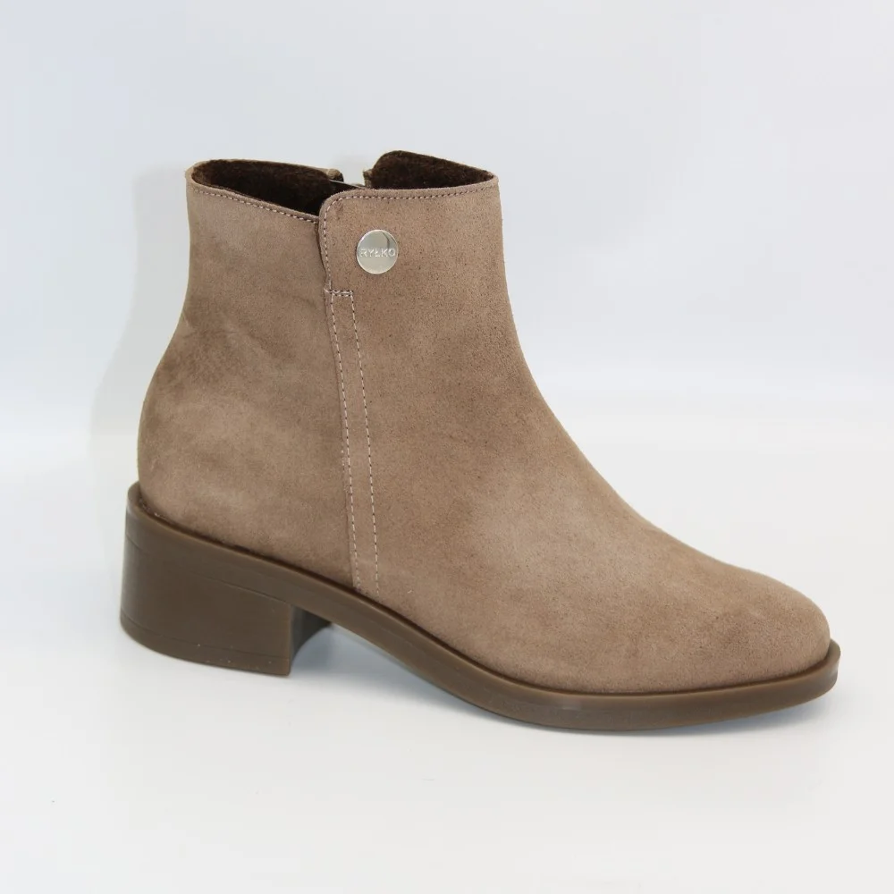 Жіночі демісезонні ботинки Ryłko Relax (Польща) 3GVE8 M PZ5F 230 5997 із натурального велюру