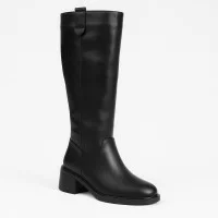 Women's black boots Romax Comfort 8191-E 5998 made of genuine leather with Eurowinter insulation
