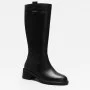 Жіночі чорні шкіряні чоботи Romax Comfort 8191-E 5998 з утепленням