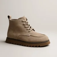 Жіночі зимові черевики Allsy Lonza 202071 7257 KHAKI 60000 бежевий, з натуральної замші