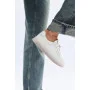 Women’s white leather Allsy Lonza sneakers 204455 204456 6010 with pearl detail