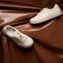 Women’s white leather Allsy Lonza sneakers 204455 204456 6010 with pearl detail