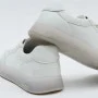 Women’s white leather Allsy Lonza sneakers 204455 204456 6010 with pearl detail