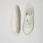 Women’s white leather Allsy Lonza sneakers 204455 204456 6010 with pearl detail