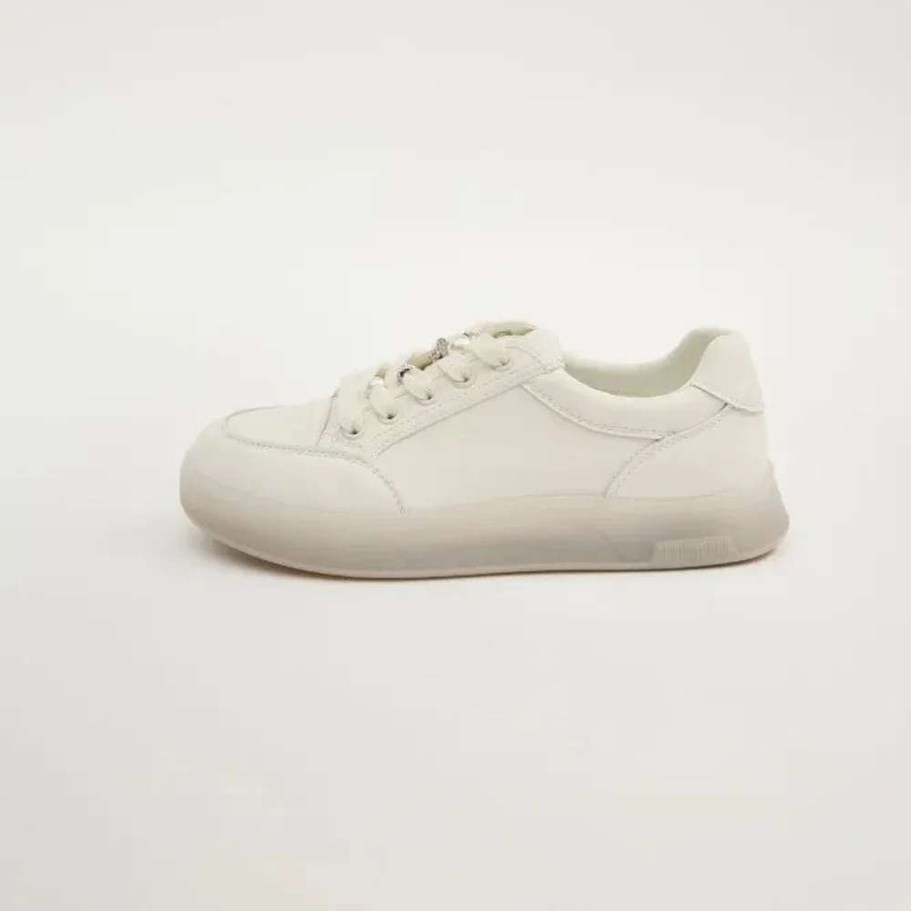 Women’s white leather Allsy Lonza sneakers 204455 204456 6010 with pearl detail