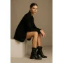 Women's Black Ankle Boots Bombonella 601.62444 S.A. 12 T SYH 6019 Medium Heel