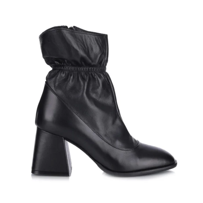 Women's Black Ankle Boots Bombonella 601.62444 S.A. 12 T SYH 6019 Medium Heel