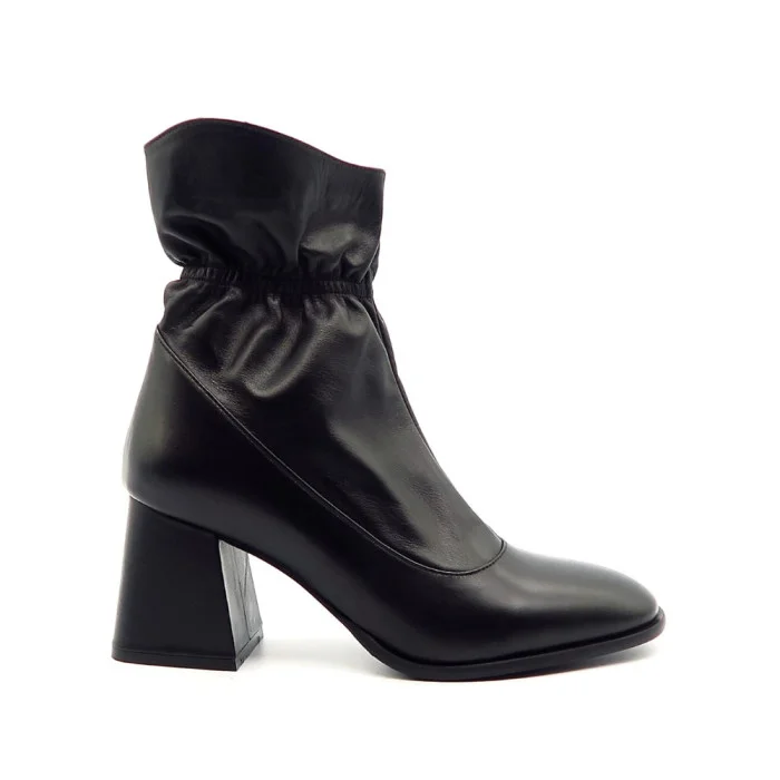 Women's Black Ankle Boots Bombonella 601.62444 S.A. 12 T SYH 6019 Medium Heel