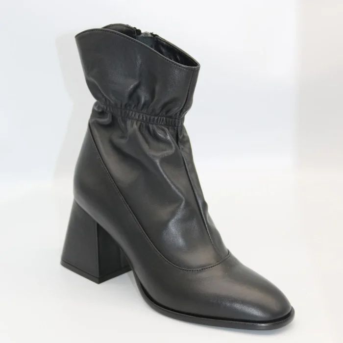 Women's Black Ankle Boots Bombonella 601.62444 S.A. 12 T SYH 6019 Medium Heel