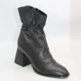 Women's Black Ankle Boots Bombonella 601.62444 S.A. 12 T SYH 6019 Medium Heel