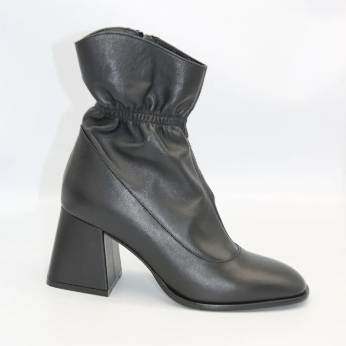Women's Black Ankle Boots Bombonella 601.62444 S.A. 12 T SYH 6019 Medium Heel