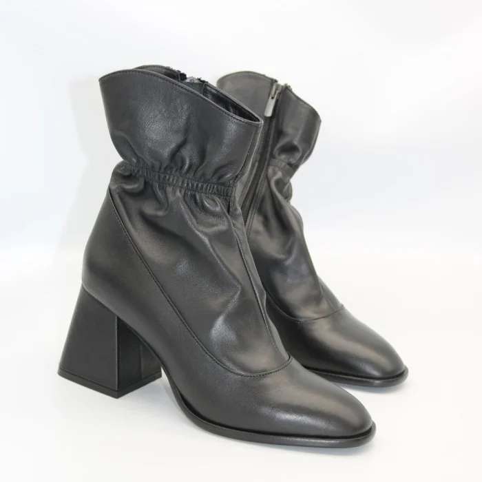 Women's Black Ankle Boots Bombonella 601.62444 S.A. 12 T SYH 6019 Medium Heel