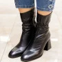 Women's Black Ankle Boots Bombonella 601.62444 S.A. 12 T SYH 6019 Medium Heel
