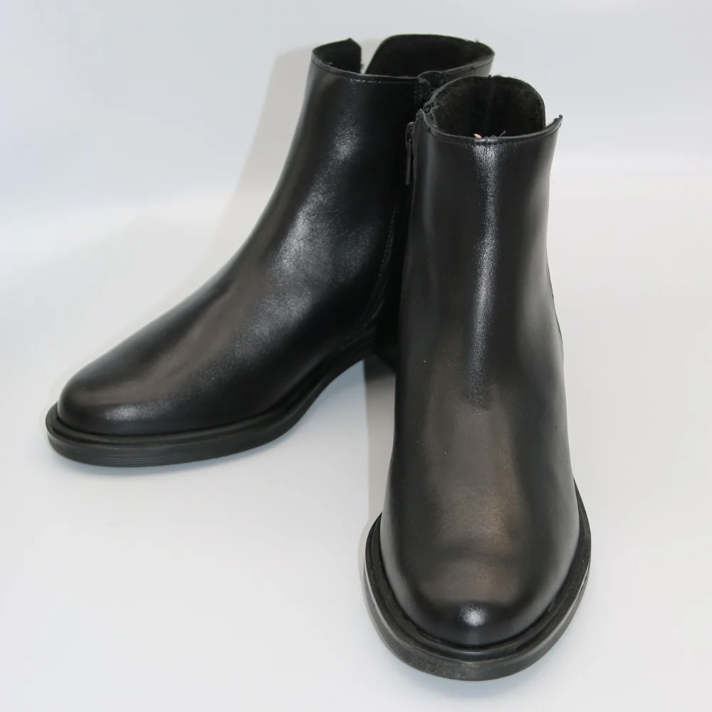 Жіночі чорні шкіряні черевики Rylko 3YY95 3YVL9-9TZ-38466 4WVA7 6020 — щоденний комфорт і стиль